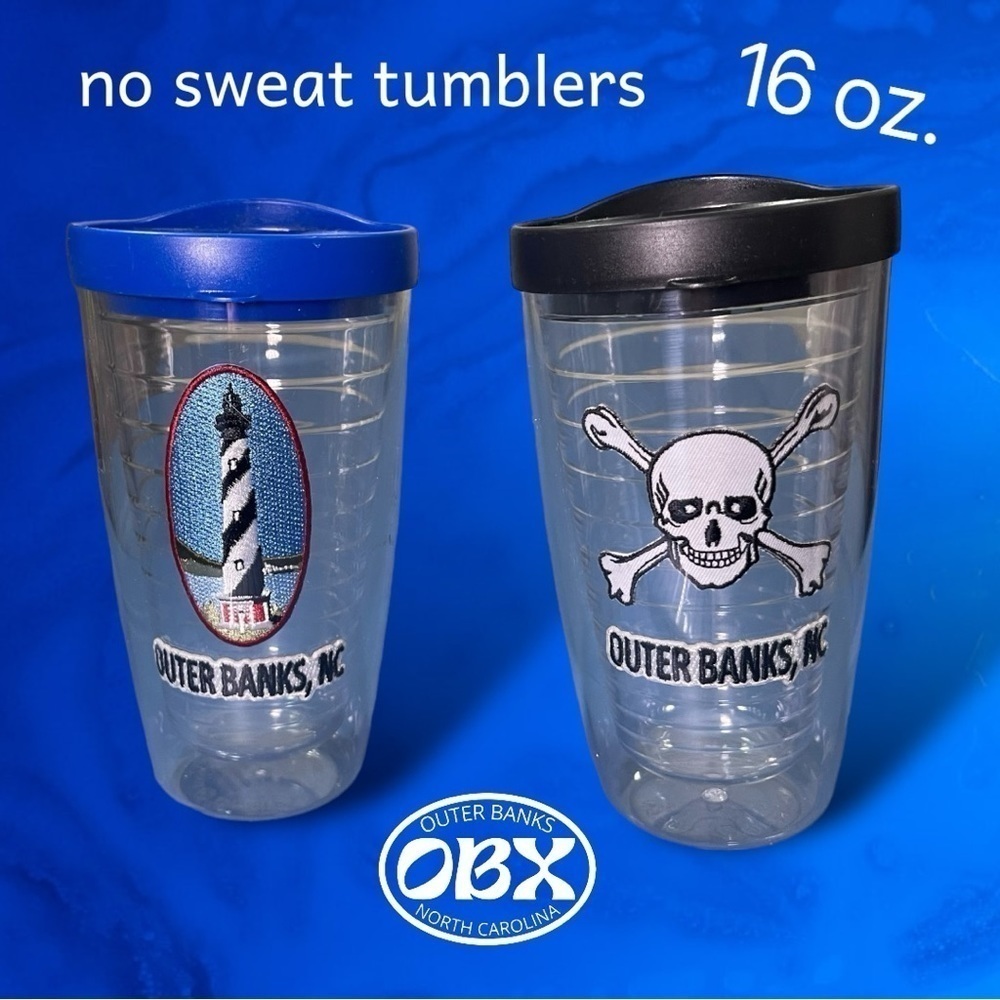 No Sweat OBX Outer Banks 16 oz. Tumblers Bundle